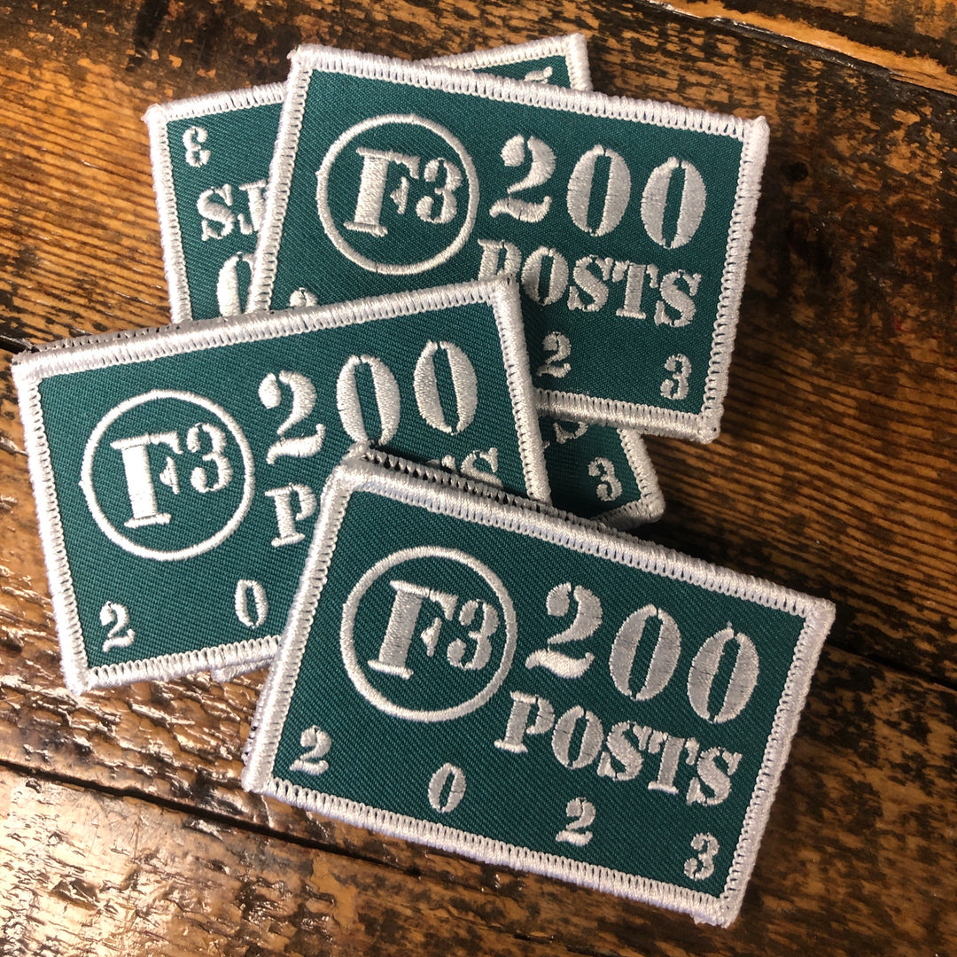 CLEARANCE ITEM - F3 200 Posts of 2023 Patch