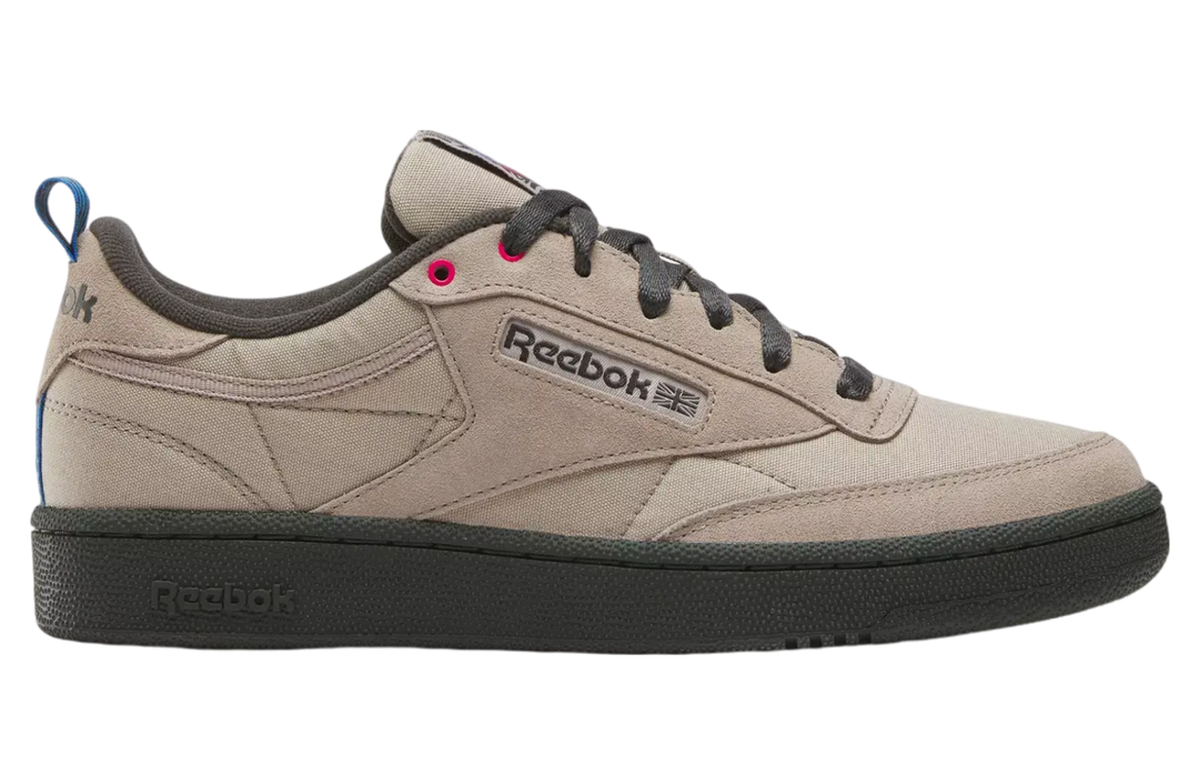 Men's Reebok Club C 85, Ash/Grey 6/Boundless Blue, 9.5 D Medium
