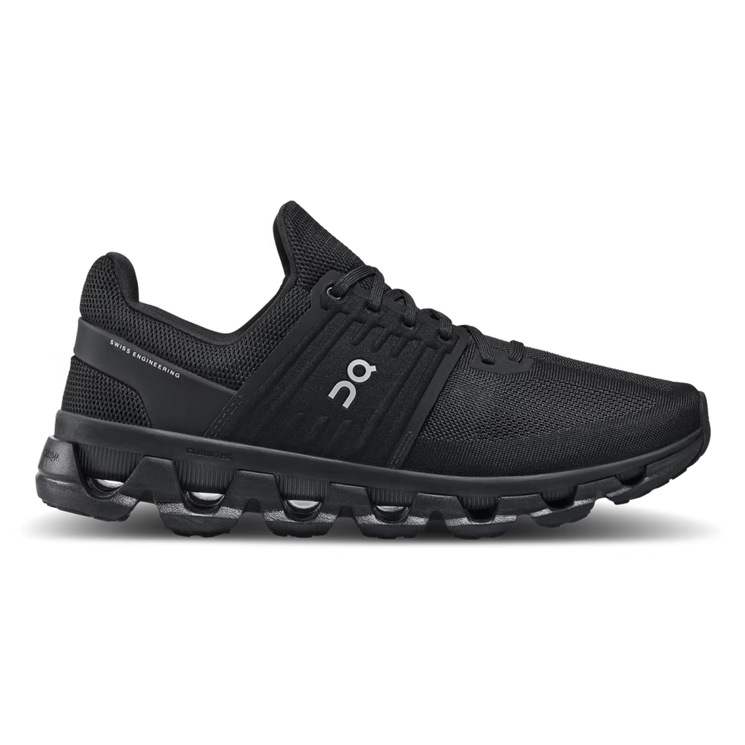 Men's On Cloudswift 3 AD, All Black, 7 D Medium