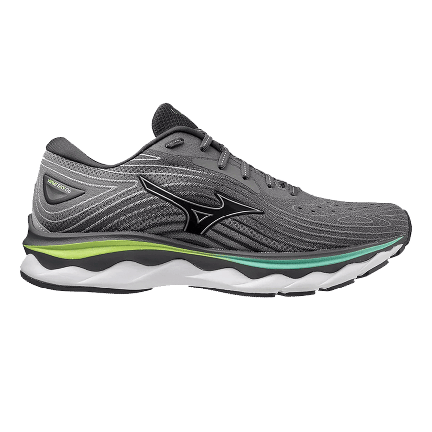 Men's Mizuno Wave Sky 6, Quiet Shade/Silver, 13 D Medium
