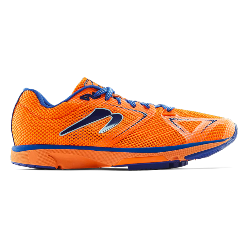 Men's Newton Running Distance S 11, Orange/Blue, 8.5 D Medium