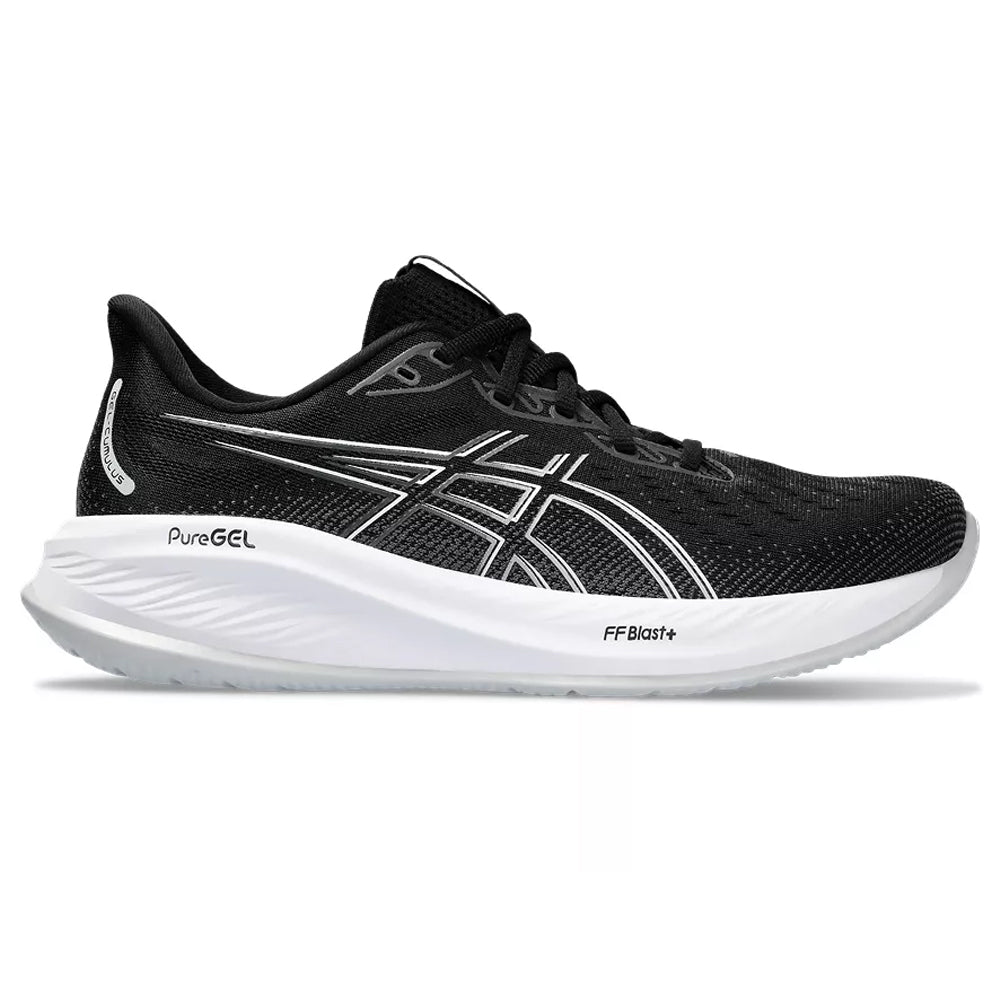 Men's Asics Gel-Cumulus 26, Black/Concrete, 13 D Medium