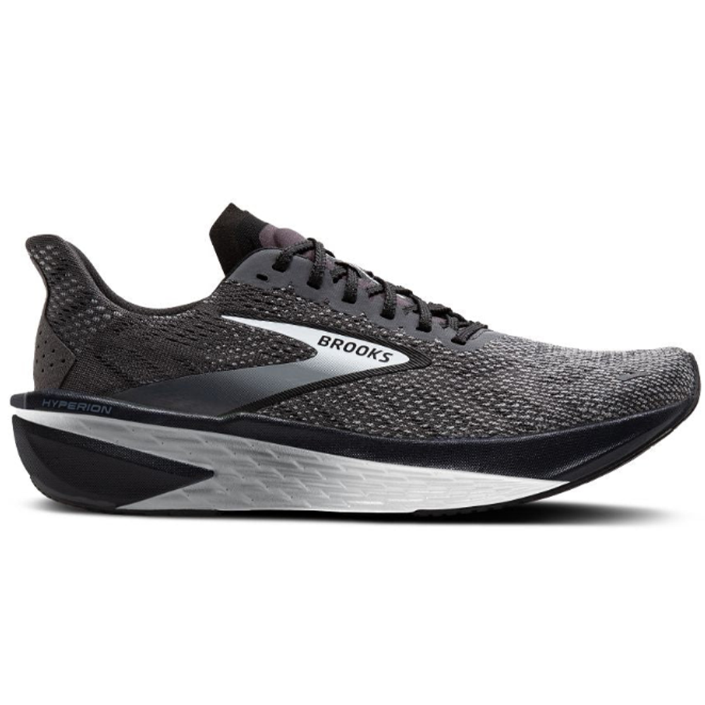 Men's Brooks Hyperion 2, Black/Ebony/Primer Gray, 10.5 D Medium