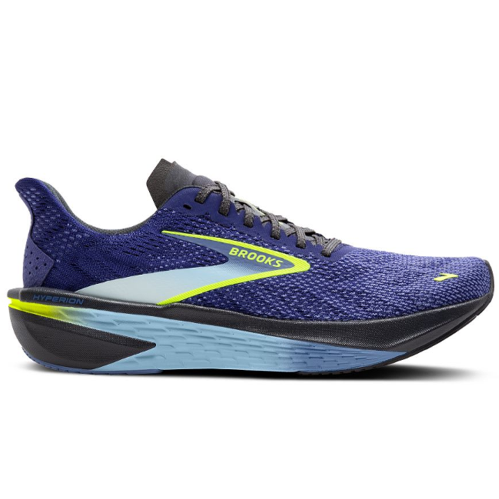 Men's Brooks Hyperion 2, Colony Blue/Navy/Nightlife, 13 D Medium
