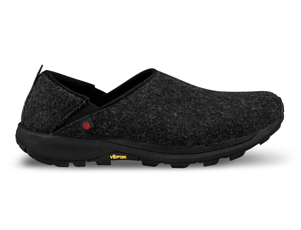 Men's Topo Athletic Rekovr 2, Charcoal/Black, 10.5 D Medium