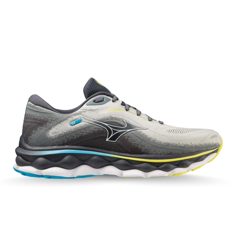 Men's Mizuno Wave Sky 7, Pearl Blue/White, 13 D Medium