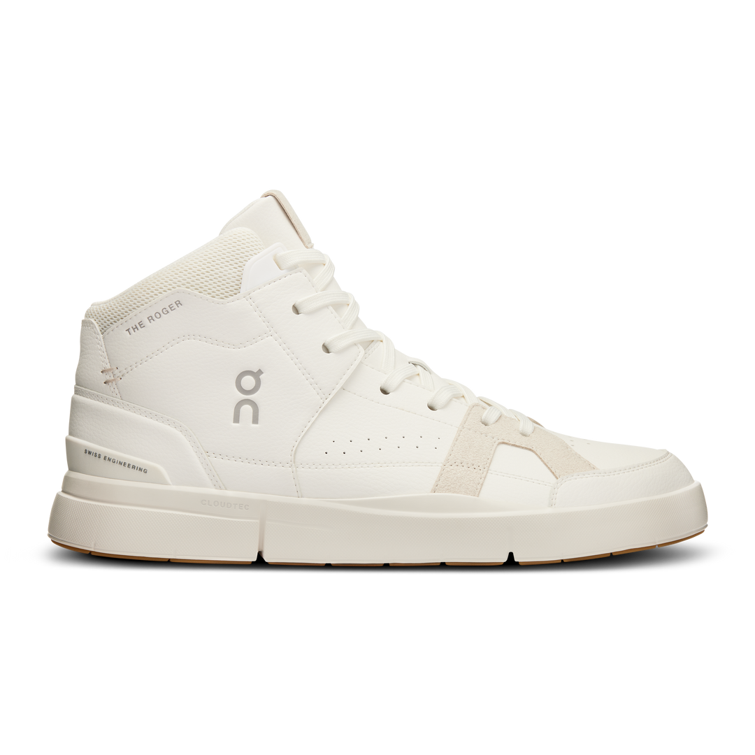 Men's On The Roger Clubhouse Mid 2, White/Sand, 11.5 D Medium
