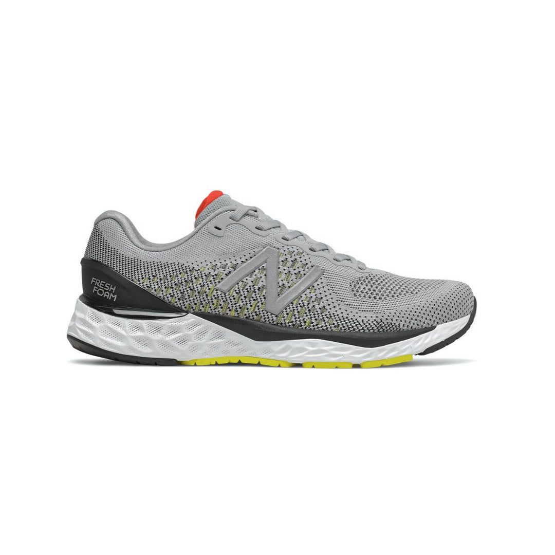 Men's New Balance 880v10, Silver/Lemon, 11 B Narrow