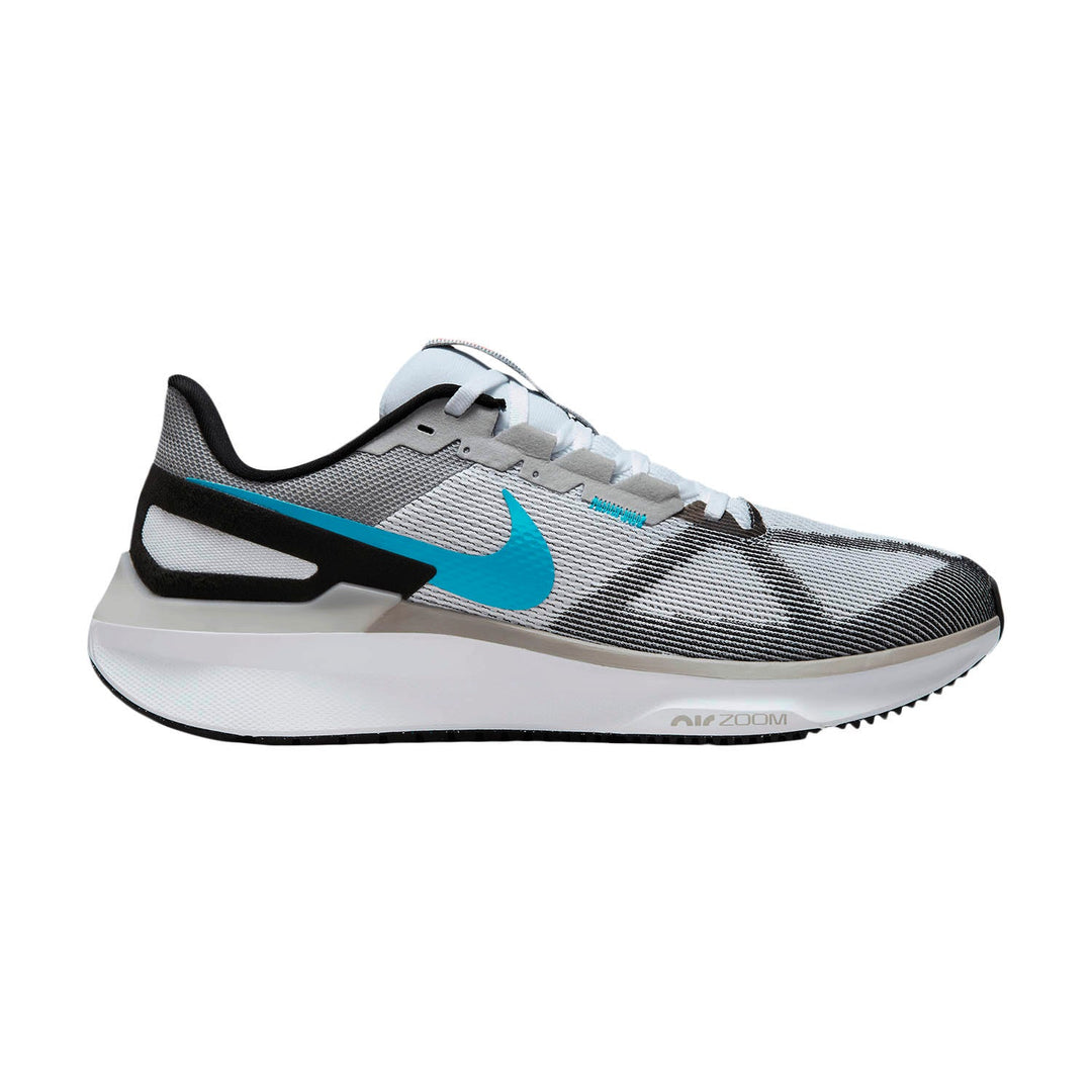 Men's Nike Structure 25, White/Gamma Blue-Black, 10 D Medium