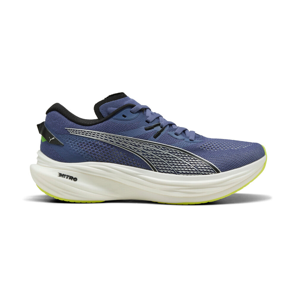Men's Puma Deviate Nitro 3, Blue Crystal/Puma Black, 10.5 D Medium