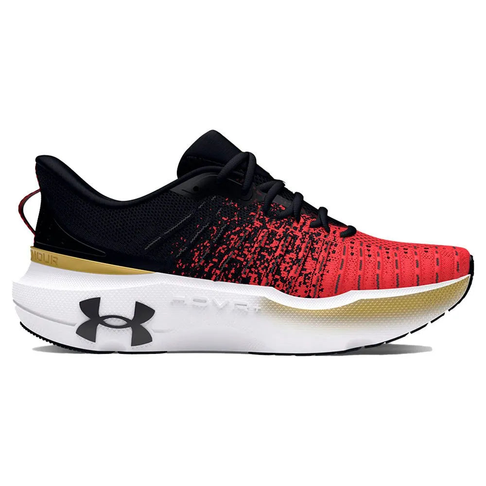 Men's Under Armour Infinite Elite, Black/Red, 11 D Medium