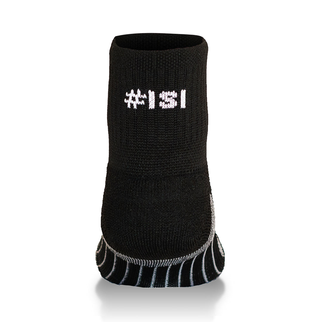 CLEARANCE ITEM - Size SMALL  F3 Nation MudGear Quarter (¼) Crew Socks (2-pair pack)