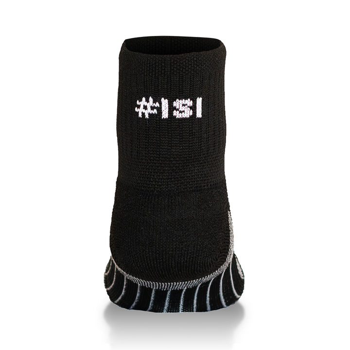 CLEARANCE ITEM - Size SMALL  F3 Nation MudGear Quarter (¼) Crew Socks (2-pair pack)