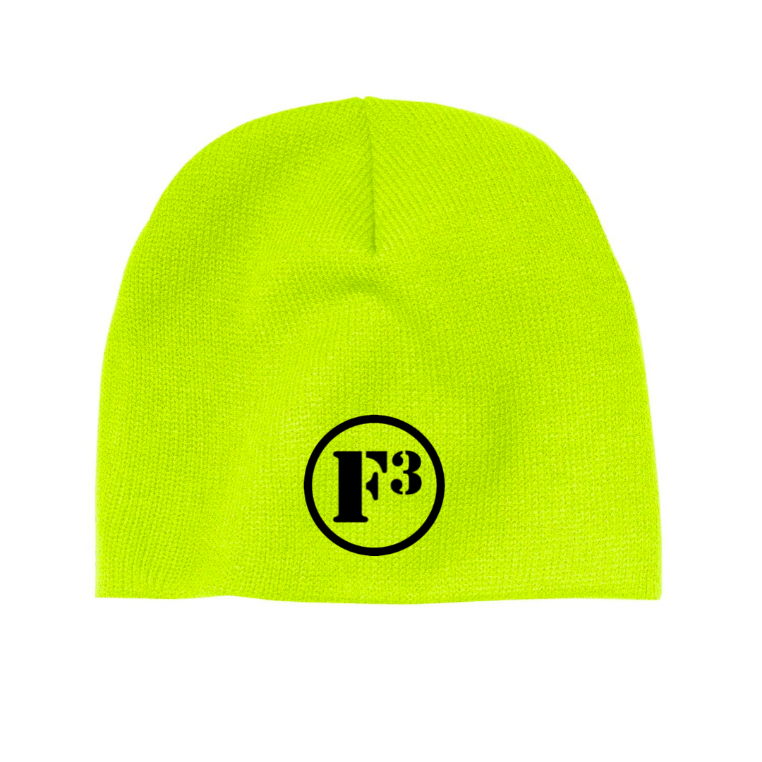F3 Safety Yellow Beanie