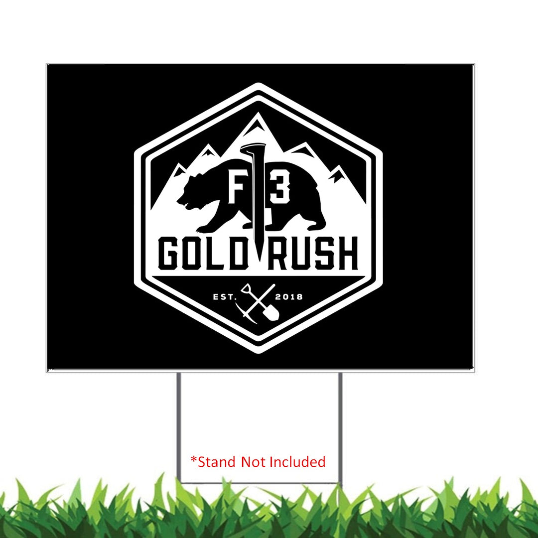 F3 Custom Yard Signs - Made to Order