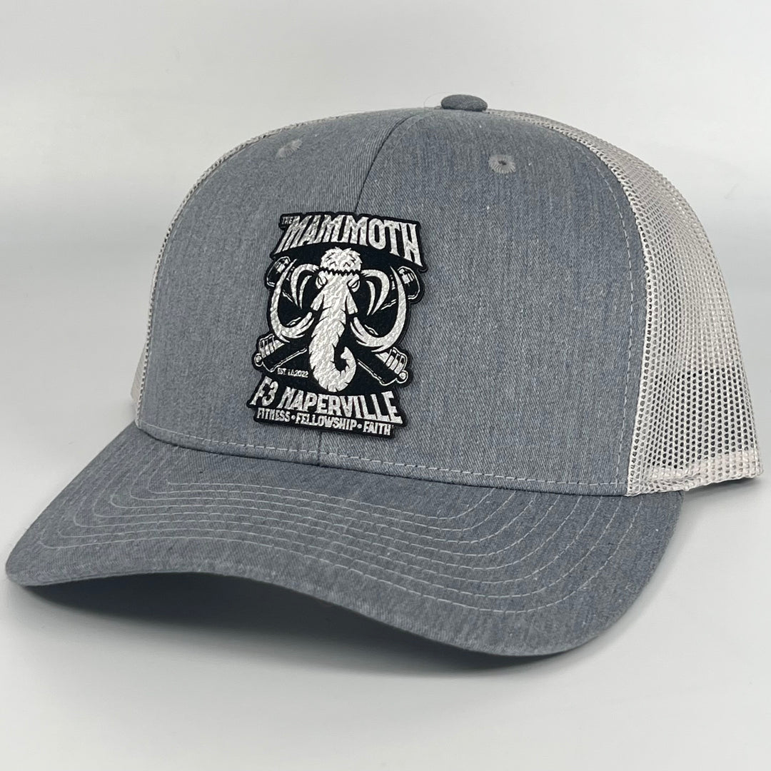 F3 Naperville The Mammoth Leatherette Patch Hat Pre-Order October 2022