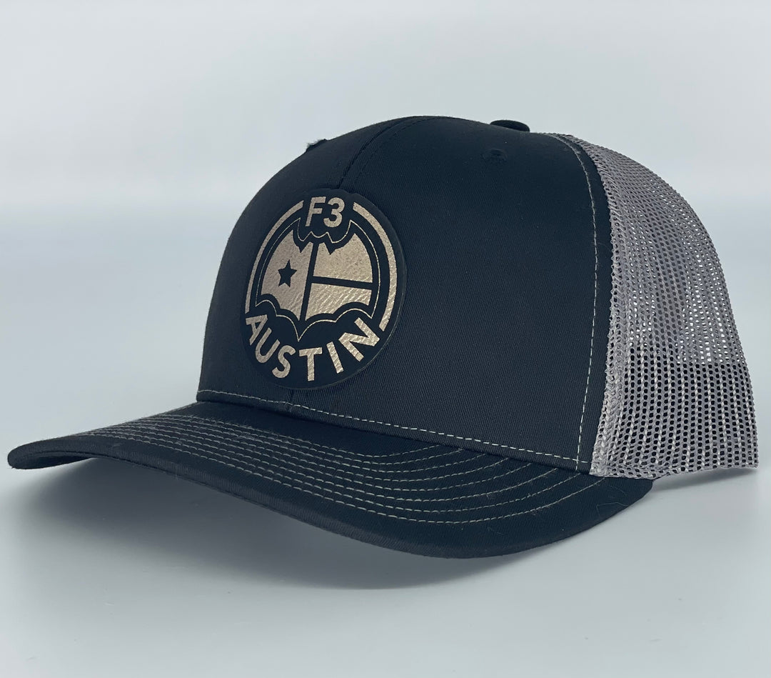F3 Austin Leatherette Patch Hat Pre-Order June 2023