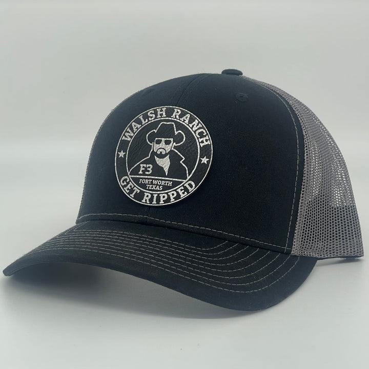 F3 Fort Worth Walsh Ranch Richardson Leatherette Patch Hat Pre-Order June 2022