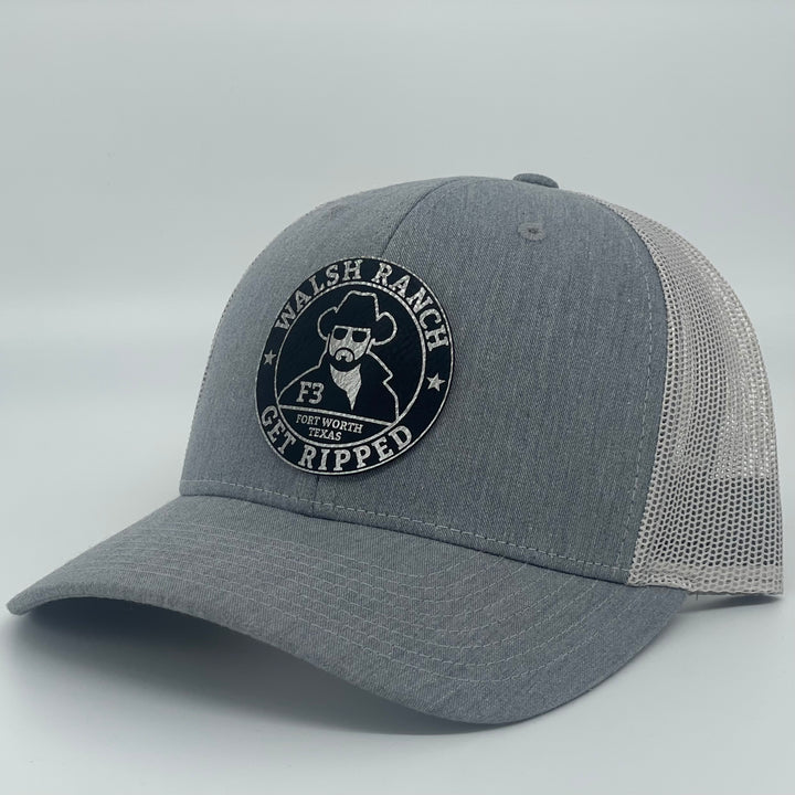 F3 Fort Worth Walsh Ranch Richardson Leatherette Patch Hat Pre-Order June 2022