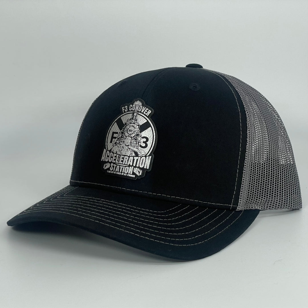 F3 Conover Acceleration Station Richardson Leatherette Patch Hat Pre-Order June 2022