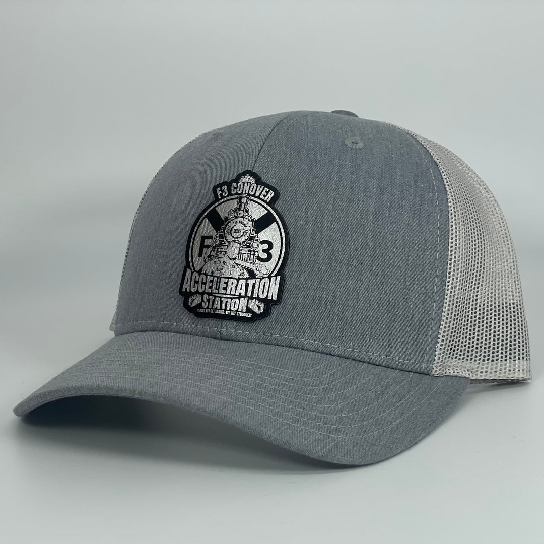 F3 Conover Acceleration Station Richardson Leatherette Patch Hat Pre-Order June 2022