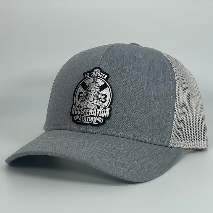 F3 Conover Acceleration Station Richardson Leatherette Patch Hat Pre-Order June 2022