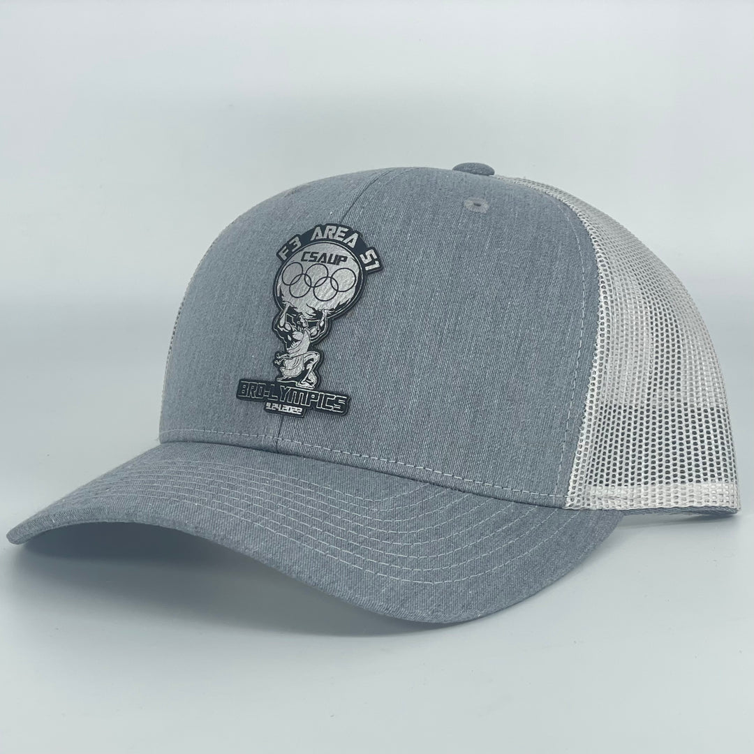 F3 Area 51 CSAUP Bro-lympics Richardson Leathertte Patch Hat Pre-Order August 2022