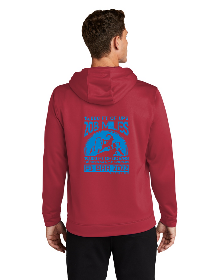 F3 2022 BRR Shirt -Sport-Tek Sport-Wick Fleece Hooded Pullover Pre-Order