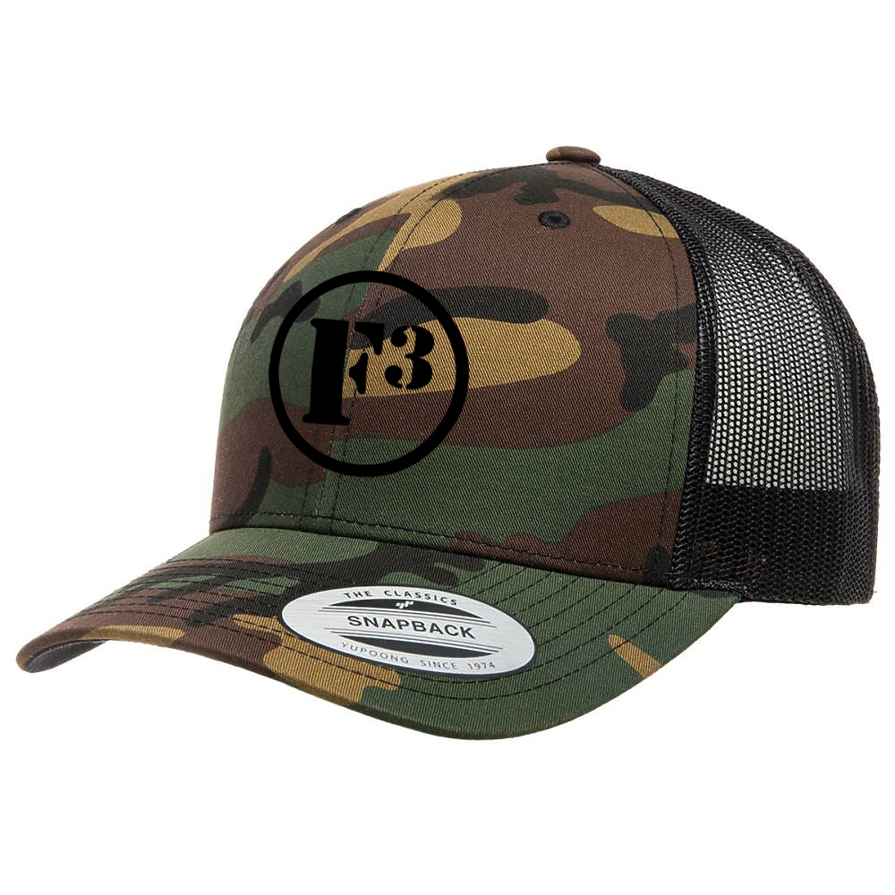 F3 Camo Trucker Hat