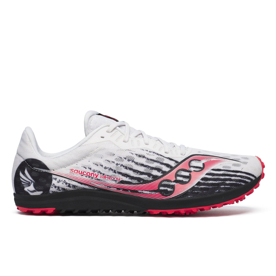 Men's Saucony Kilkenny XC 9, White/Black, 10.5 D Medium