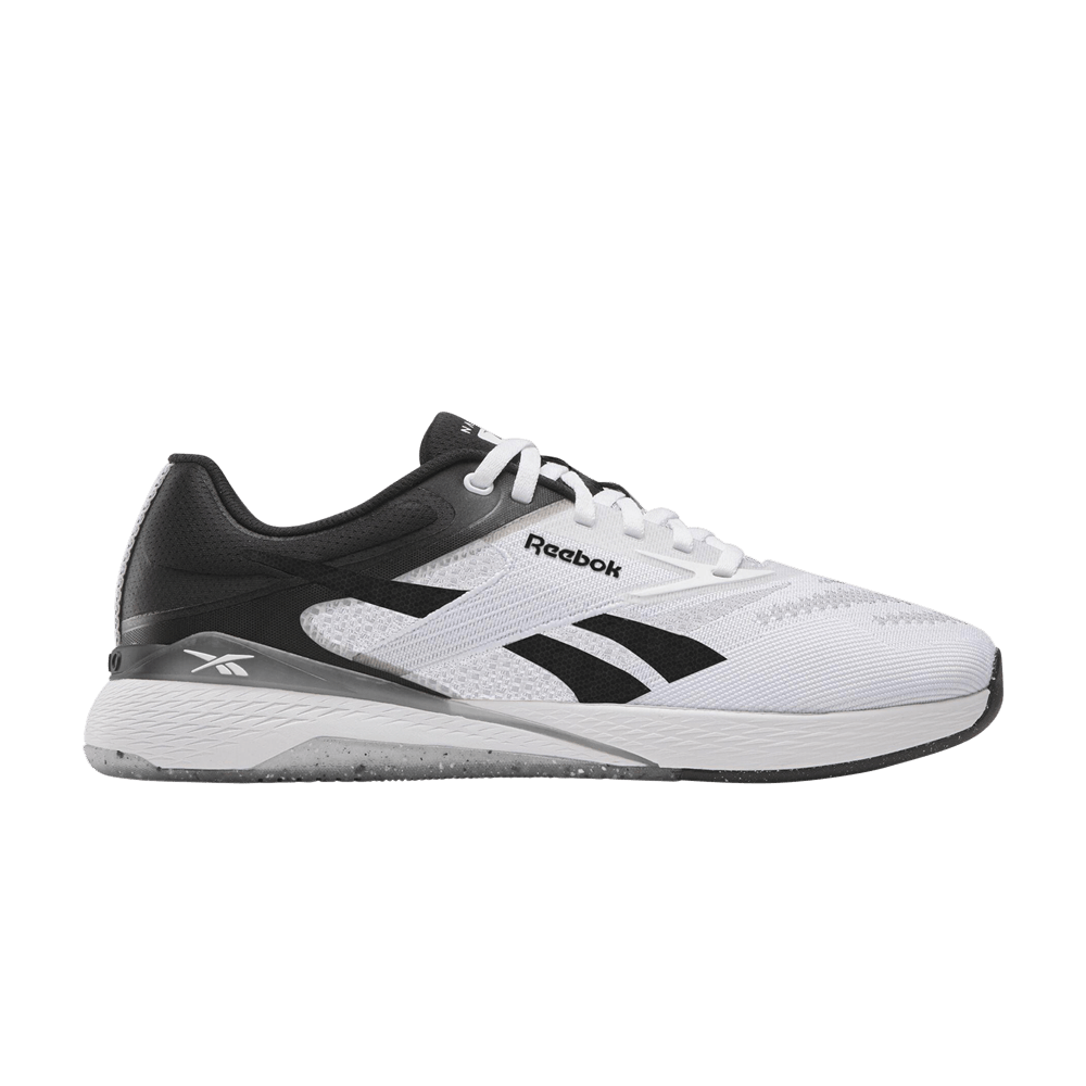 Men's Reebok Nano X5, Ftwr White/Black, 9.5 D Medium