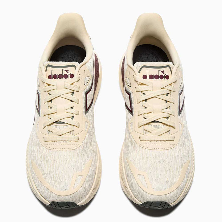 Men's Diadora Nucleo 2, Whisper White/Maroon Banner
