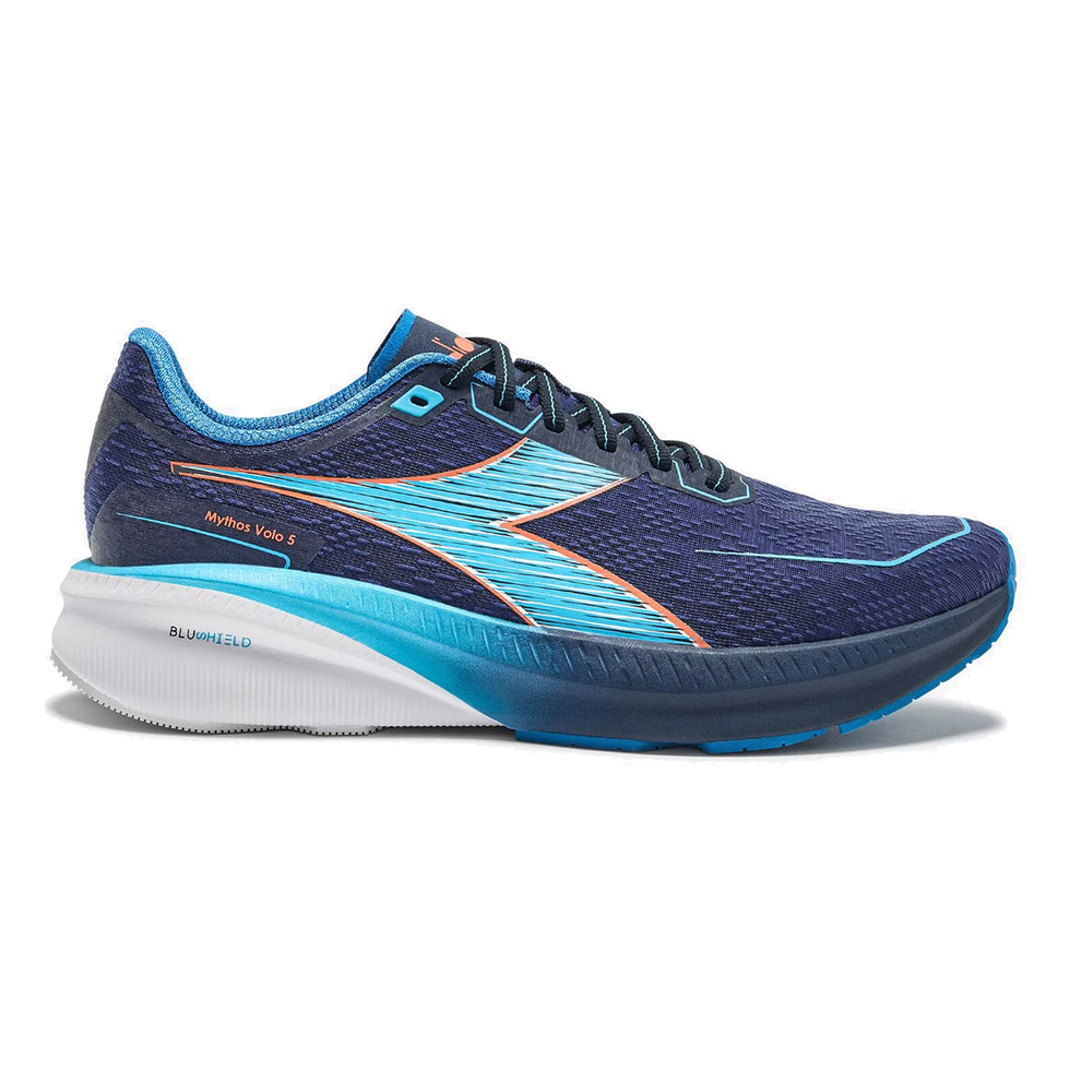 Men's Diadora Mythos Blushield Volo 5, Bl Corsair/Aquarius/Nectarine