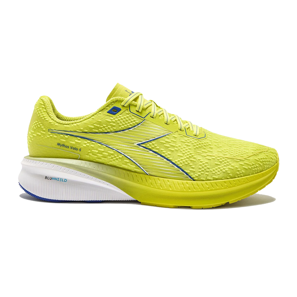 Men's Diadora Mythos Blushield Volo 5, Sulphur Spring/Surf The Web