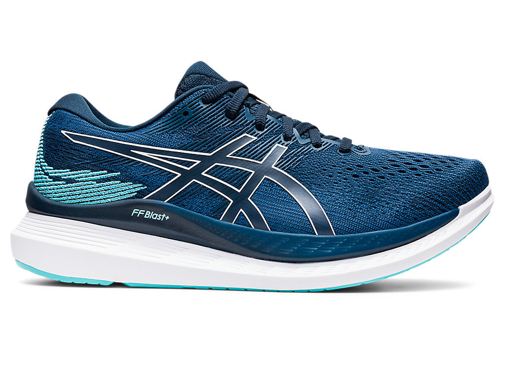 Men's Asics GlideRide 3, Mako Blue/French Blue, 10 D Medium