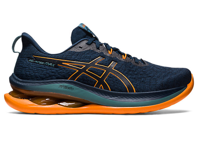 Men's Asics Gel-Kinsei Max, French Blue/Bright Orange, 7.5 D Medium