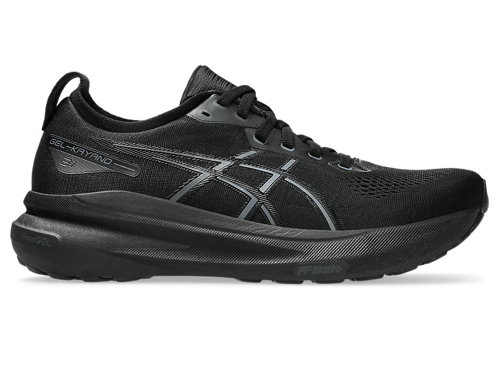 Men's Asics GEL-Kayano 31, Black/Black, 10 D Medium