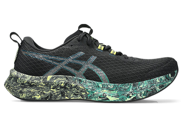 Men's Asics Noosa Tri 16, Black/Jasper Green, 8.5 D Medium