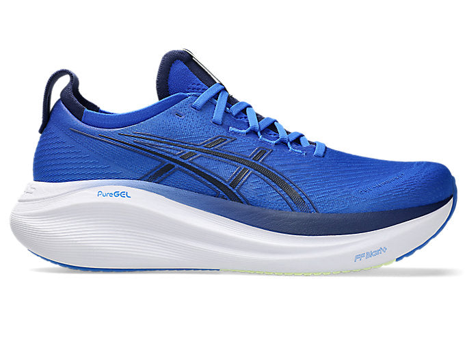Men's Asics Gel-Nimbus 27, Illusion Blue/Indigo Blue, 14 D Medium