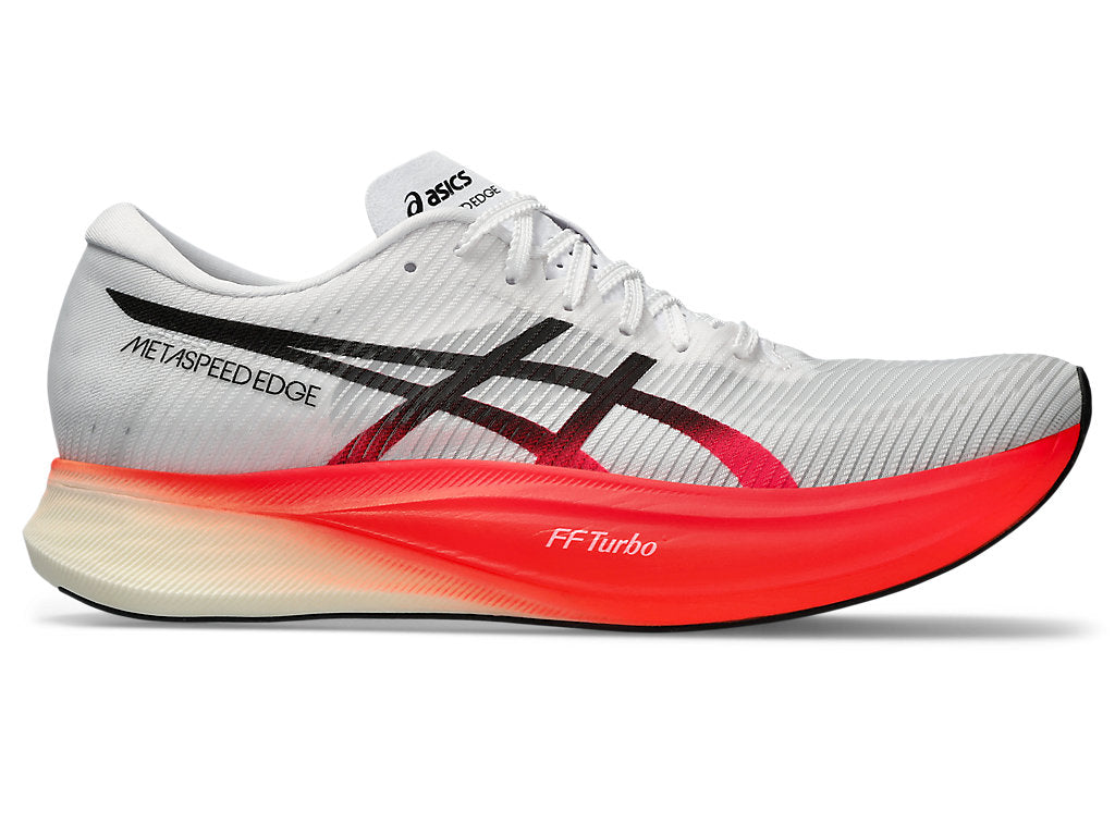 Men's Asics Metaspeed Edge+, White/Black, 9 D Medium