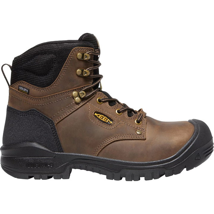 Men's Keen Independence Waterproof, Dark Earth/Black