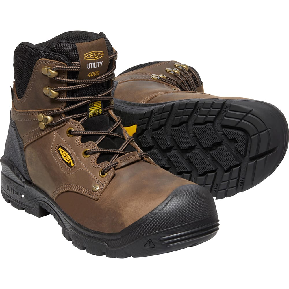 Men's Keen Independence Waterproof, Dark Earth/Black