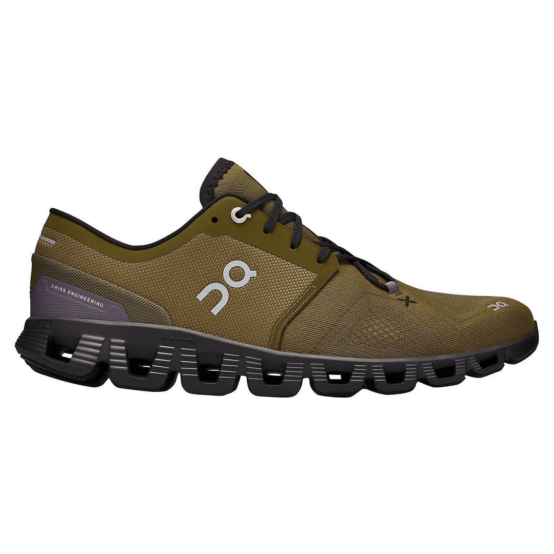Men's On Cloud X 3, Hunter/Black, 12.5 D Medium