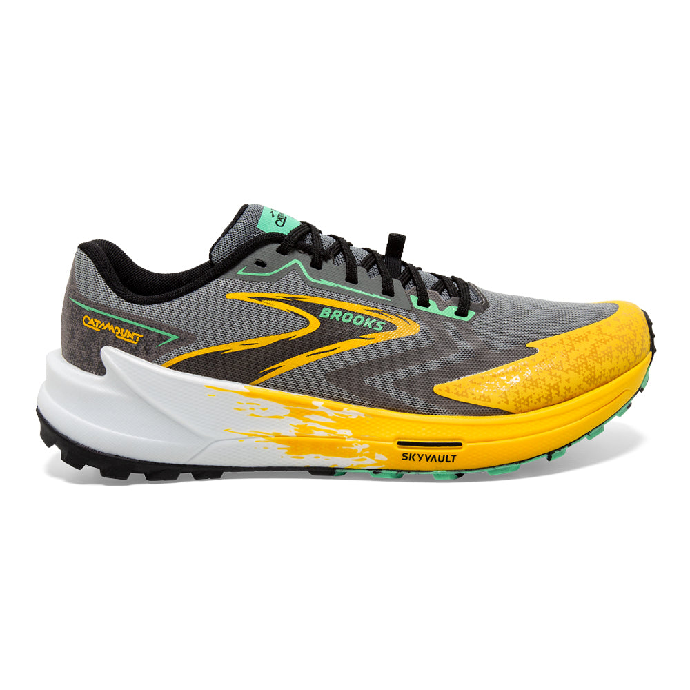 Men's Brooks Catamount 3, Lemon Chrome/Sedona Sage, 11 D Medium