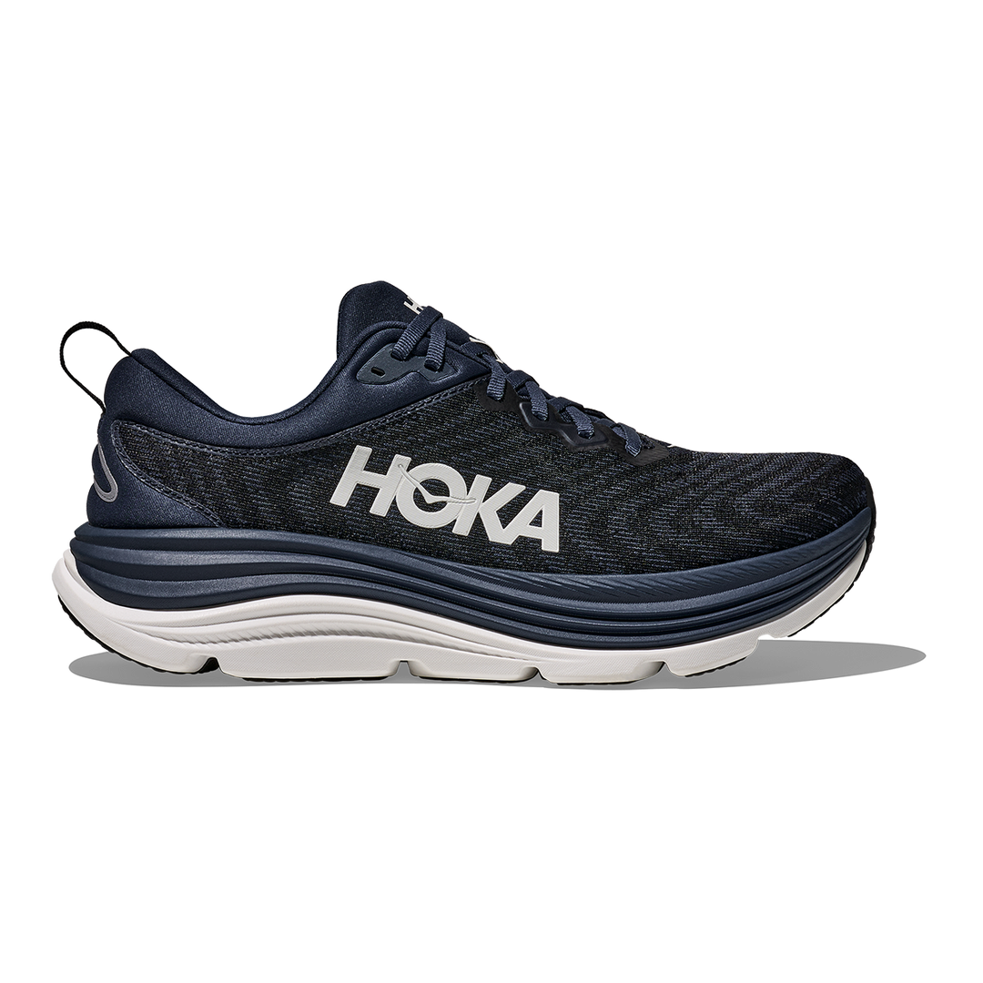 Men's Hoka Gaviota 5, Varsity Navy/White, 13 D Medium