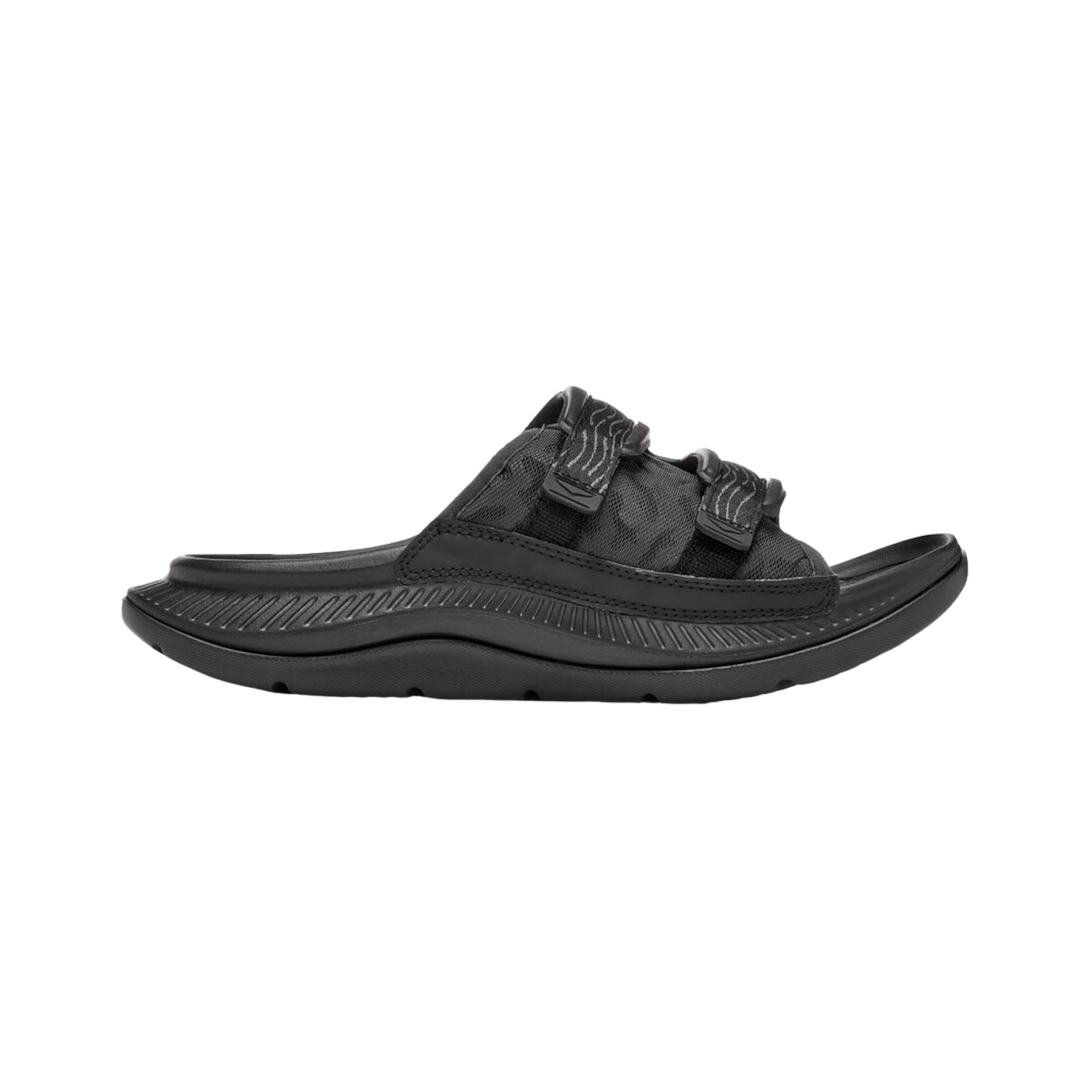 Men's Hoka Ora Luxe, Black, 9 D Medium