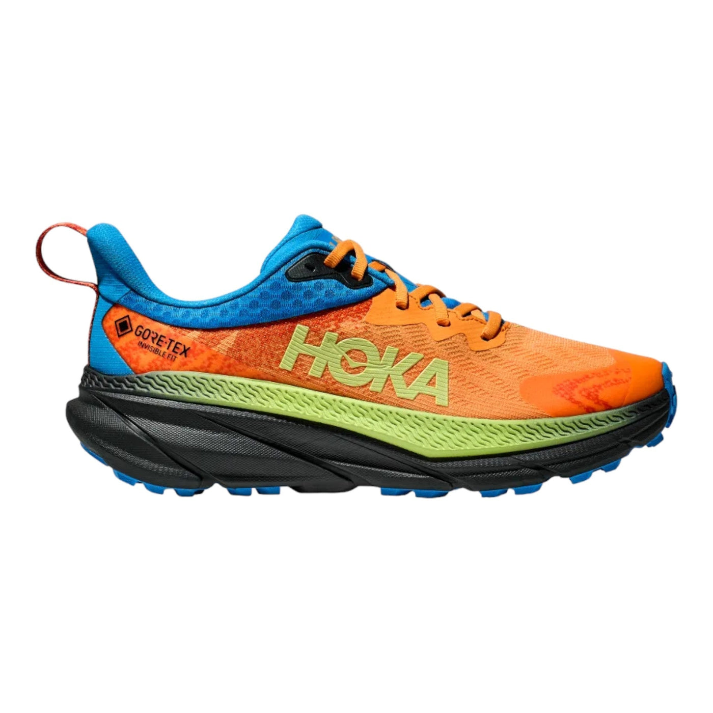 Men's Hoka Challenger ATR 7 GTX, Black/Solar Flare, 8 D Medium