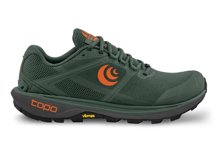Men's Topo Athletic Terraventure 4, Green/Orange, 11 D Medium