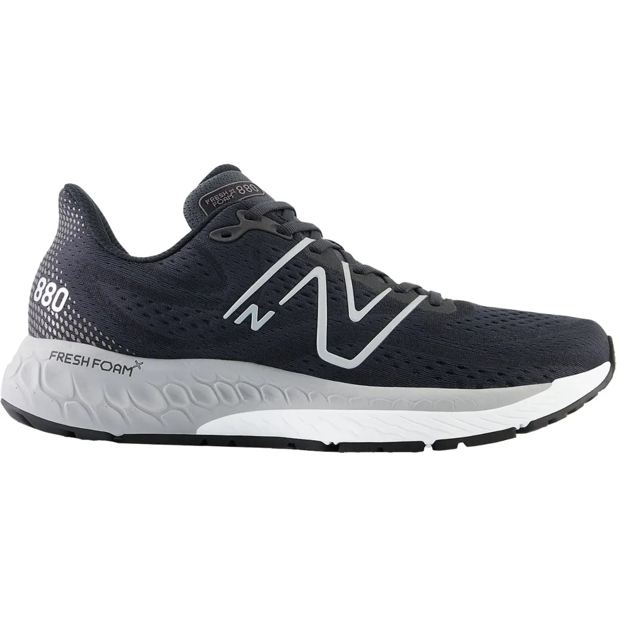 Men's New Balance Fresh Foam X 880v13, Phantom/Black Metallic/White, 13 2E Wide