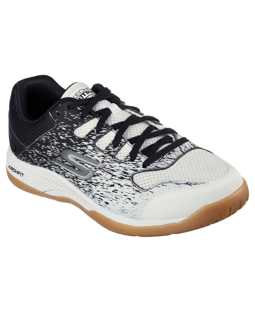 Men's Skechers Viper Court, White/Black, 13 D Medium